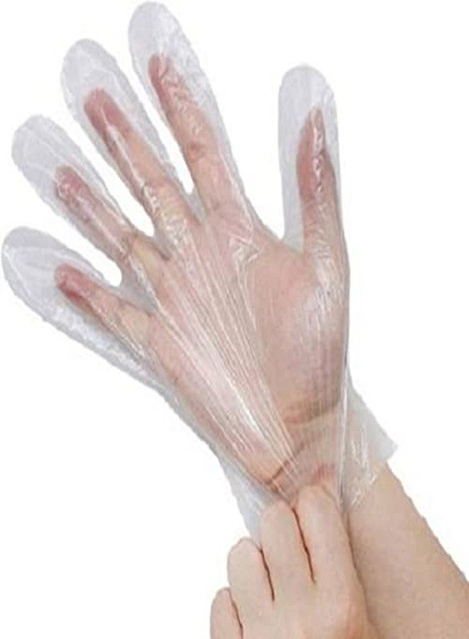 RBGIIT Biodegradable Food Grade Disposable Hand Gloves | Transparent & Disposable Gloves | Universal Size Gloves | For Gardening, Cleaning, Food Handling, Cooking and Public Areas - Image 1